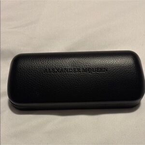Alexander McQueen Black Eyewear Case sunglasses case hard shell eyeglass case